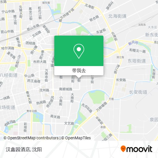 汉鑫园酒店地图