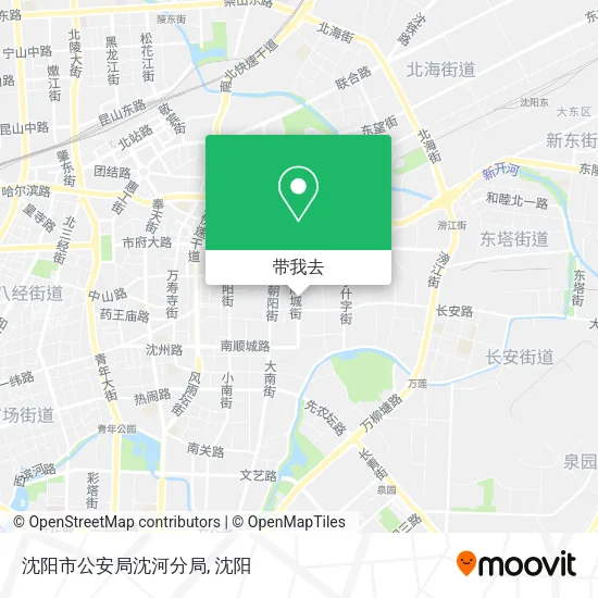 沈阳市公安局沈河分局地图