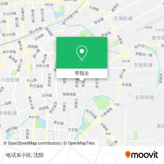 电话东小区地图