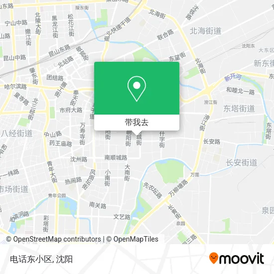 电话东小区地图