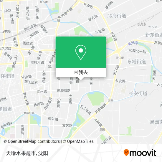 天喻水果超市地图