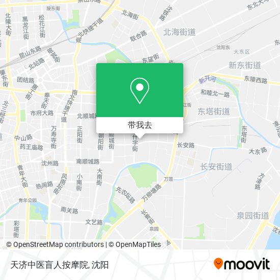 天济中医盲人按摩院地图
