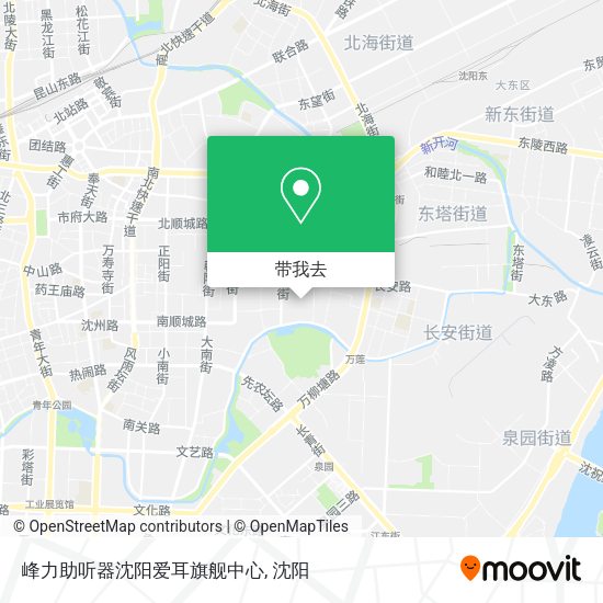 峰力助听器沈阳爱耳旗舰中心地图