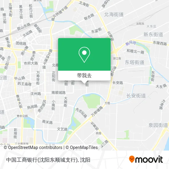 中国工商银行(沈阳东顺城支行)地图