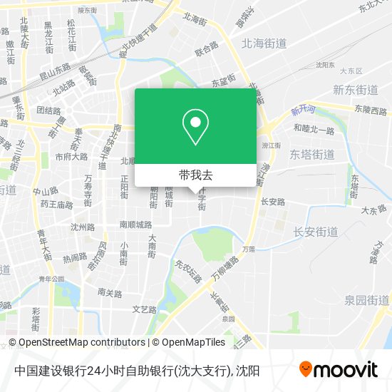 中国建设银行24小时自助银行(沈大支行)地图