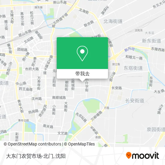 大东门农贸市场-北门地图