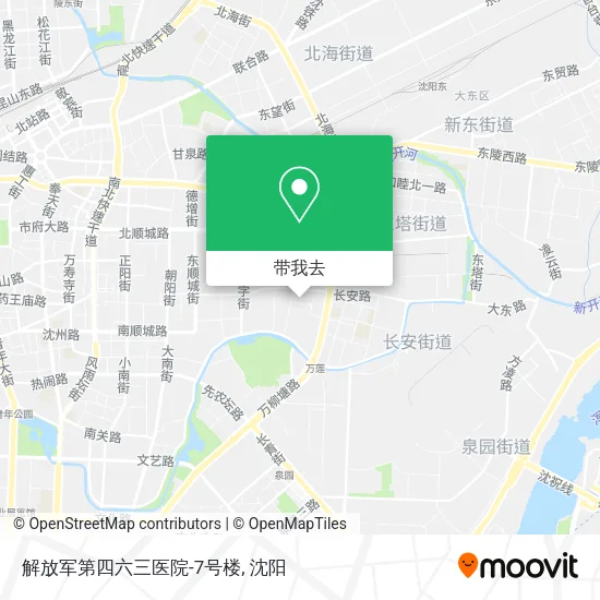 解放军第四六三医院-7号楼地图