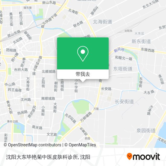沈阳大东毕艳菊中医皮肤科诊所地图