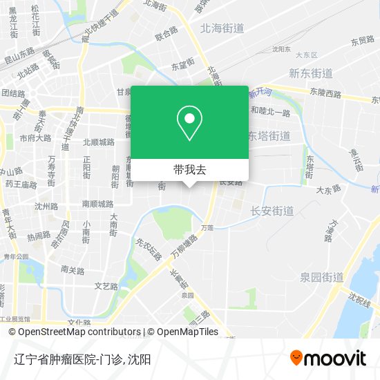 辽宁省肿瘤医院-门诊地图