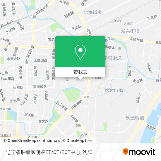 辽宁省肿瘤医院-PET/CT/ECT中心地图