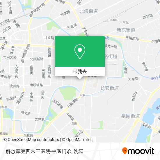 解放军第四六三医院-中医门诊地图
