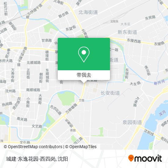 城建·东逸花园-西四岗地图