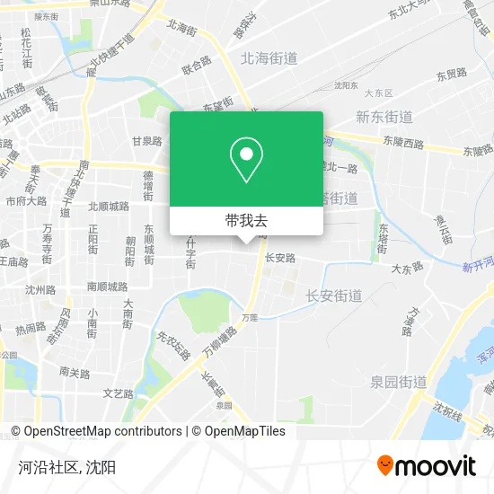 河沿社区地图
