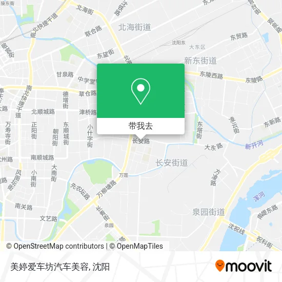美婷爱车坊汽车美容地图