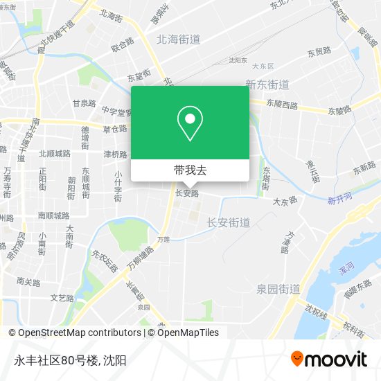 永丰社区80号楼地图