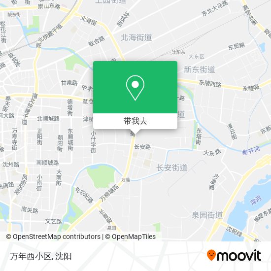万年西小区地图