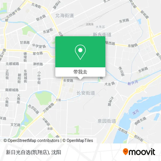 新日光自选(凯翔店)地图
