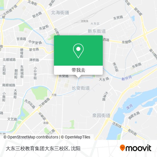 大东三校教育集团大东三校区地图
