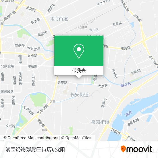 满宝馄饨(凯翔三街店)地图