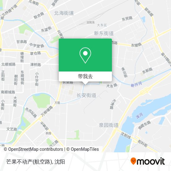 芒果不动产(航空路)地图