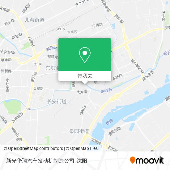 新光华翔汽车发动机制造公司地图
