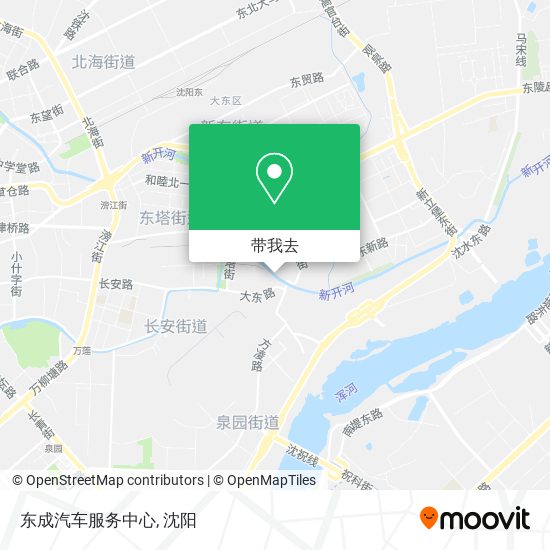 东成汽车服务中心地图