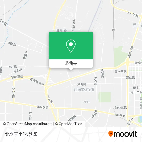 北李官小学地图
