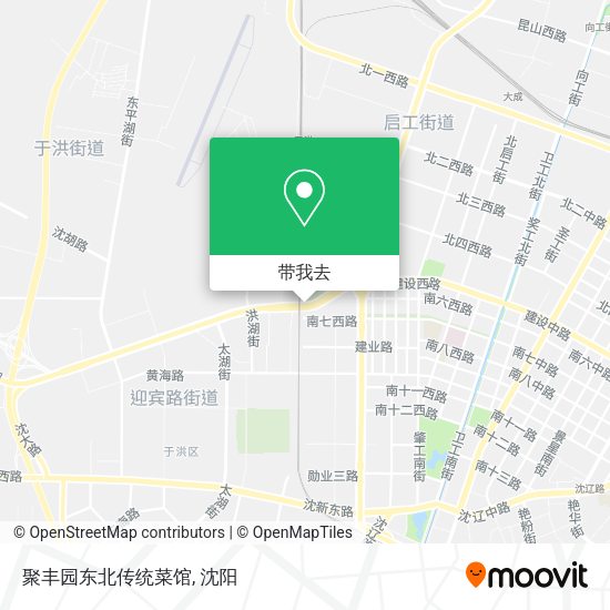 聚丰园东北传统菜馆地图