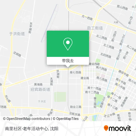 南里社区-老年活动中心地图