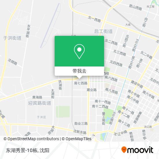 东湖秀景-10栋地图