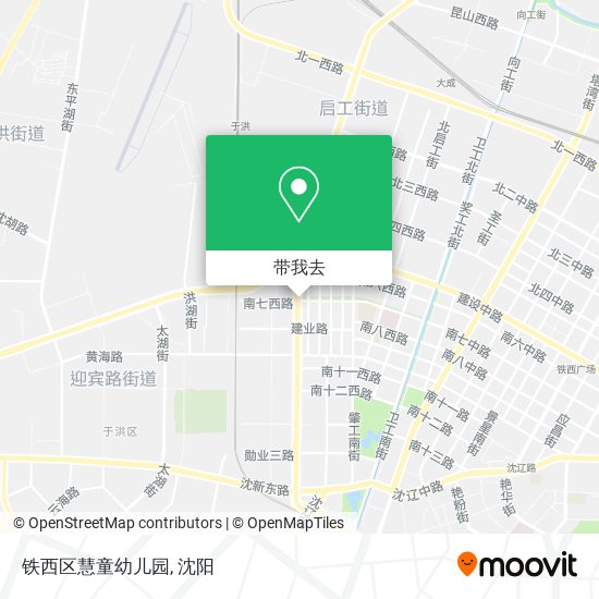 铁西区慧童幼儿园地图