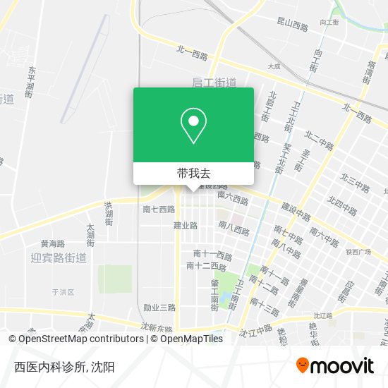 西医内科诊所地图