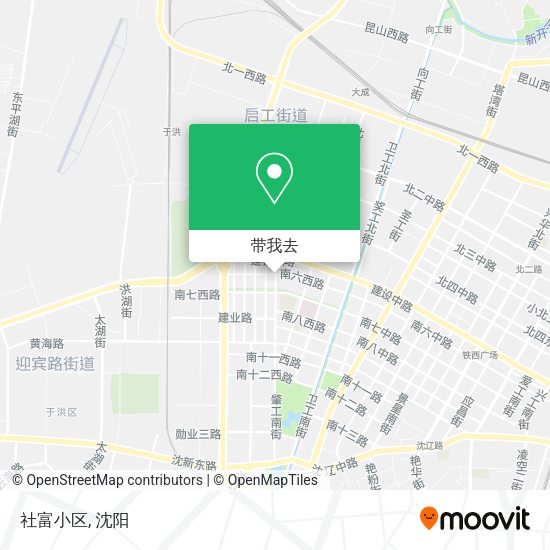 社富小区地图