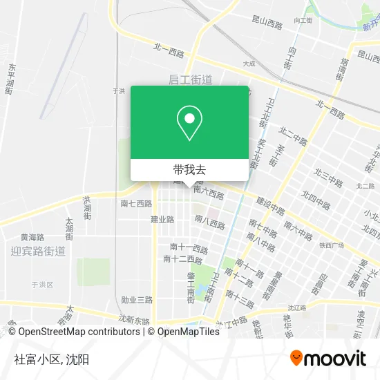 社富小区地图
