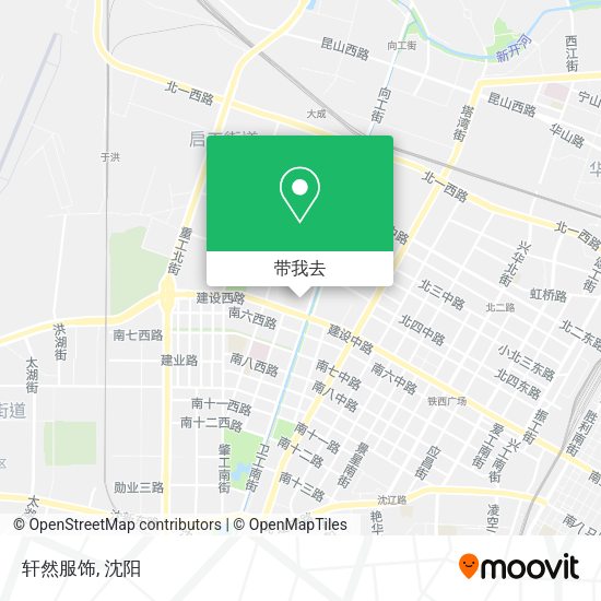 轩然服饰地图