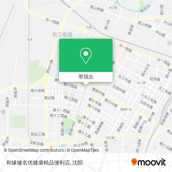 和缘健名优健康精品便利店地图