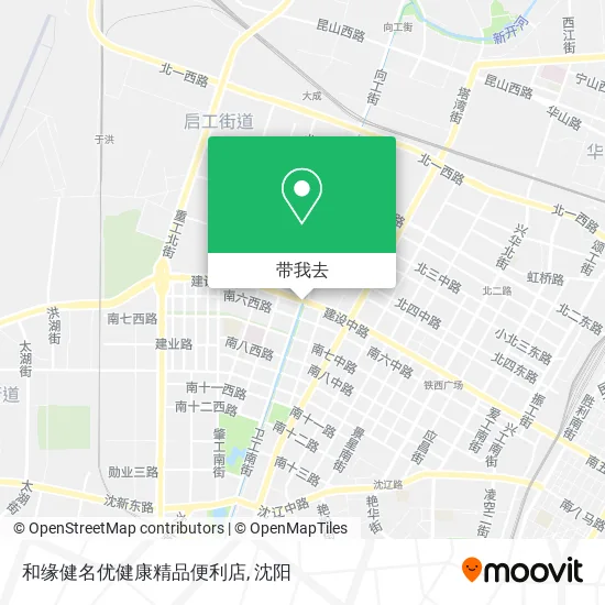 和缘健名优健康精品便利店地图