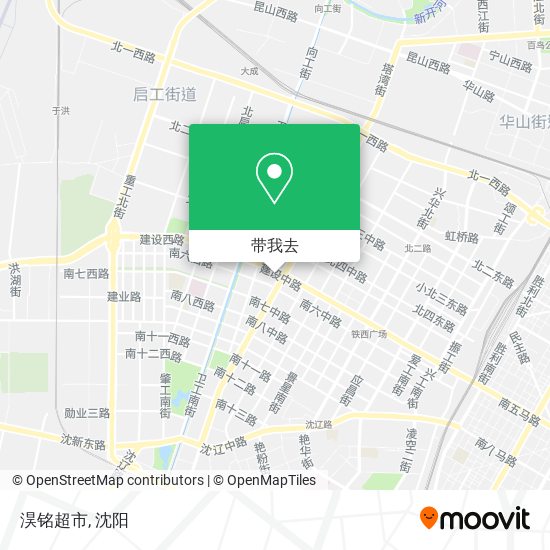 淏铭超市地图