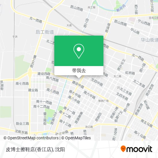 皮博士擦鞋店(香江店)地图