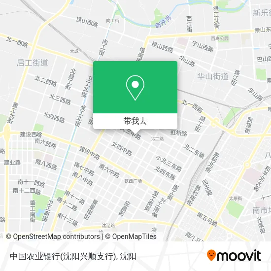 中国农业银行(沈阳兴顺支行)地图