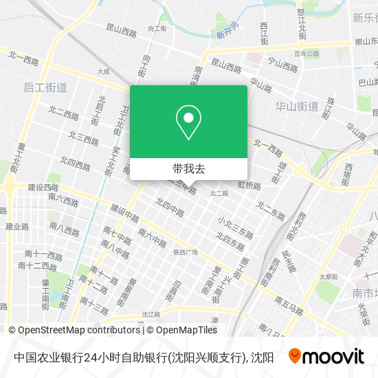 中国农业银行24小时自助银行(沈阳兴顺支行)地图