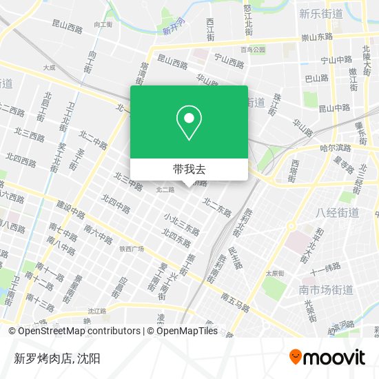 新罗烤肉店地图