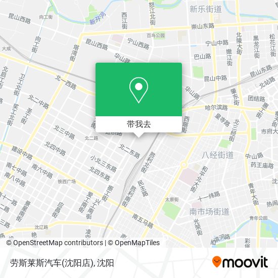 劳斯莱斯汽车(沈阳店)地图