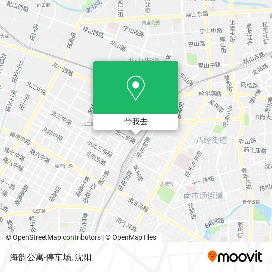 海韵公寓-停车场地图