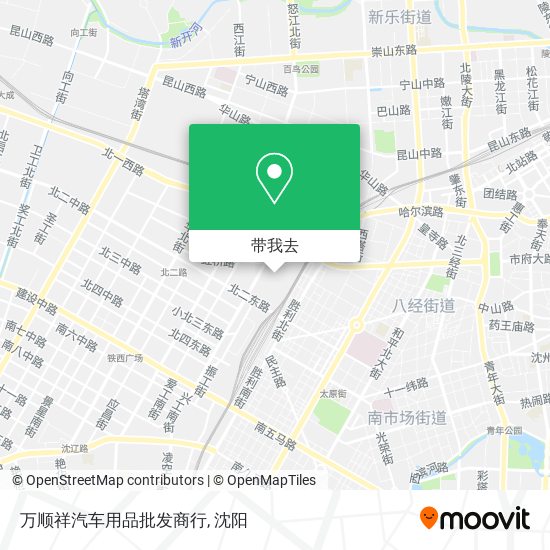 万顺祥汽车用品批发商行地图