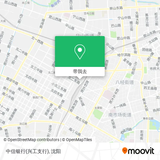 中信银行(兴工支行)地图