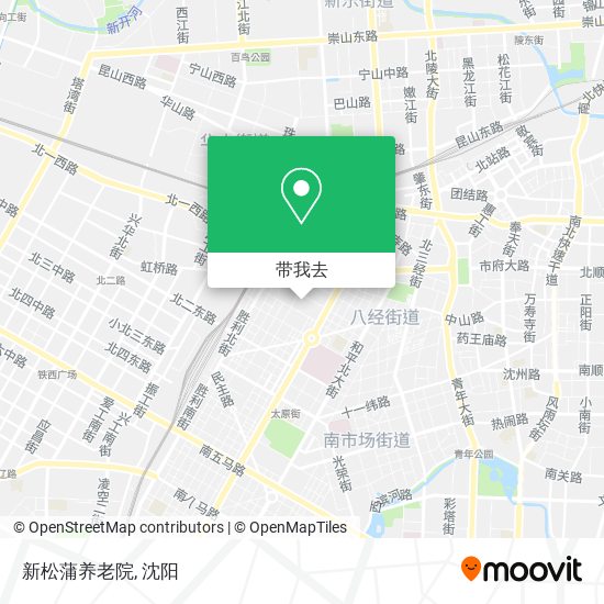新松蒲养老院地图