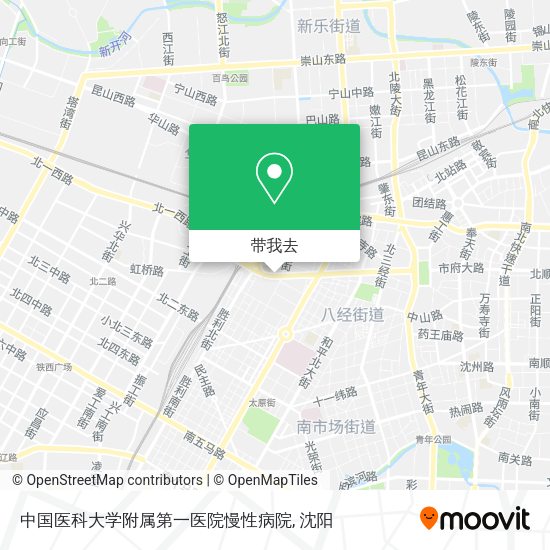 中国医科大学附属第一医院慢性病院地图