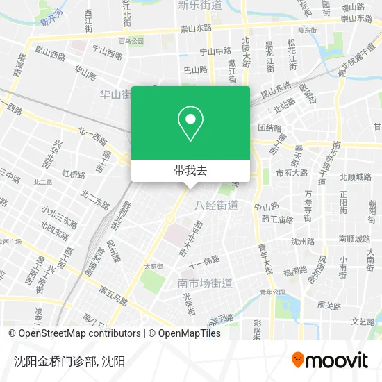 沈阳金桥门诊部地图