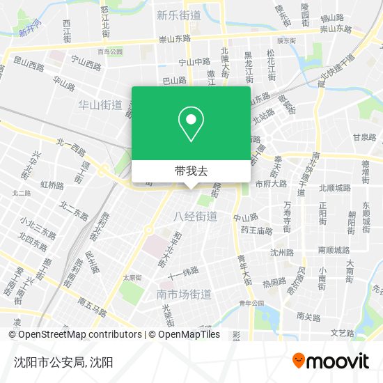 沈阳市公安局地图